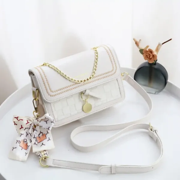 Unique Fabric Small Square Bag